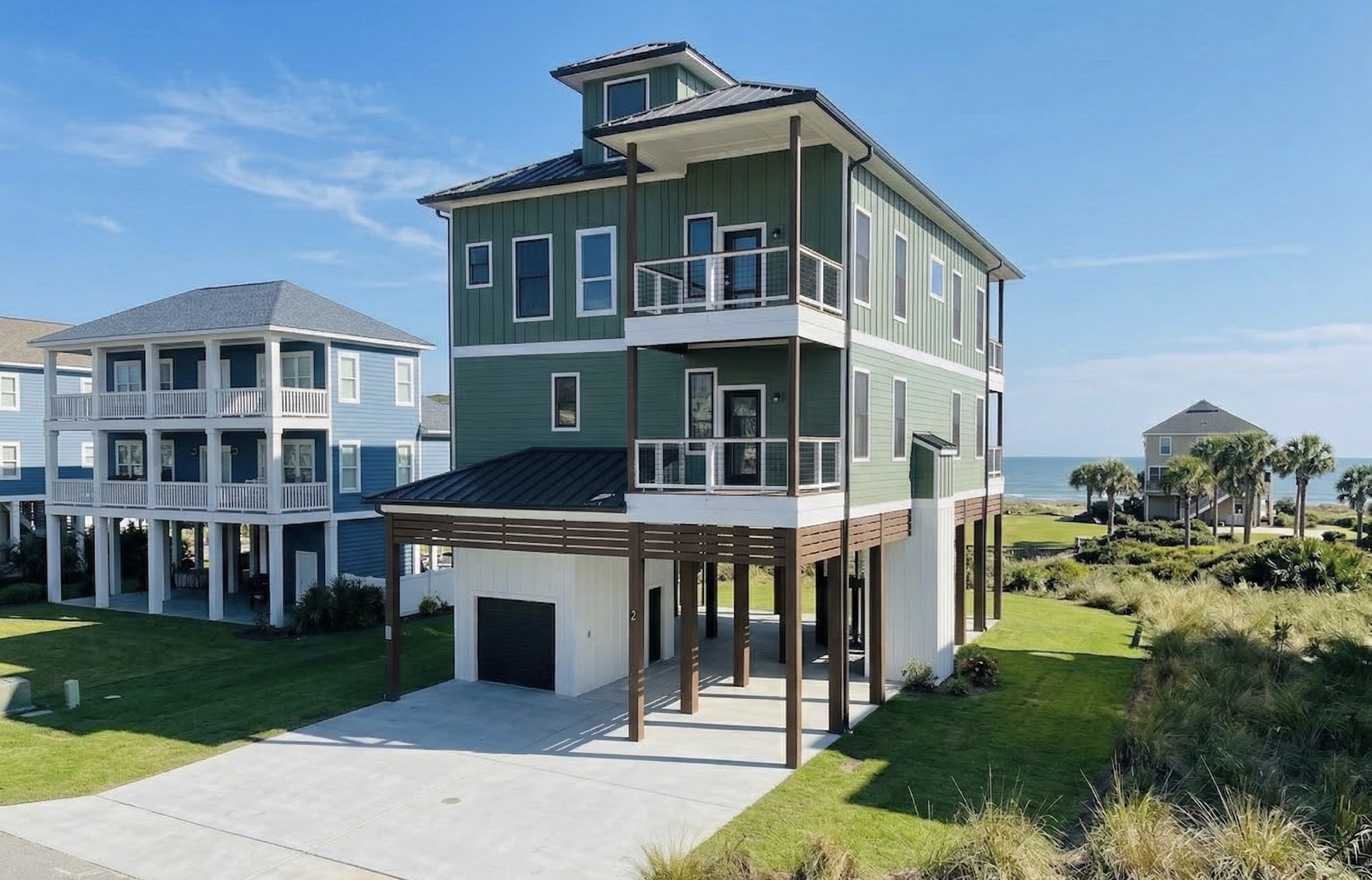 Custom-built coastal home by Coastal Cottage